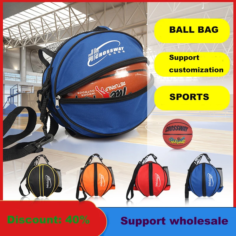 

Unisex Round Pockyball Football Volleyball Basketball Bag Rugby Sports Shoulder Ball bag Training Pag Netbag