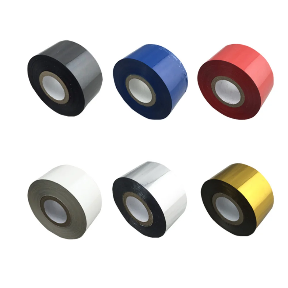 5Pcs/lot Black Hot Stamp Ribbon LC1 30mmx100m DY-8/HP-241B Code Date Printer