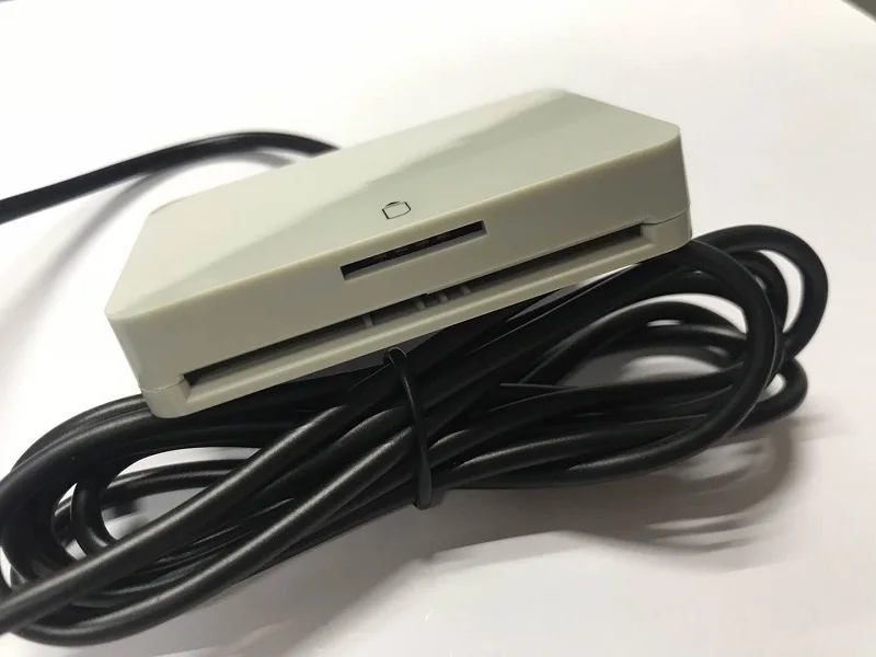 OYEITIMES MCR3512 2 in 1 Card Reader USB 2.0 ID-1/2FF 12 Mbps Support IC Smart Card Reader 2G/3G/4G SIM Card Reader Writer