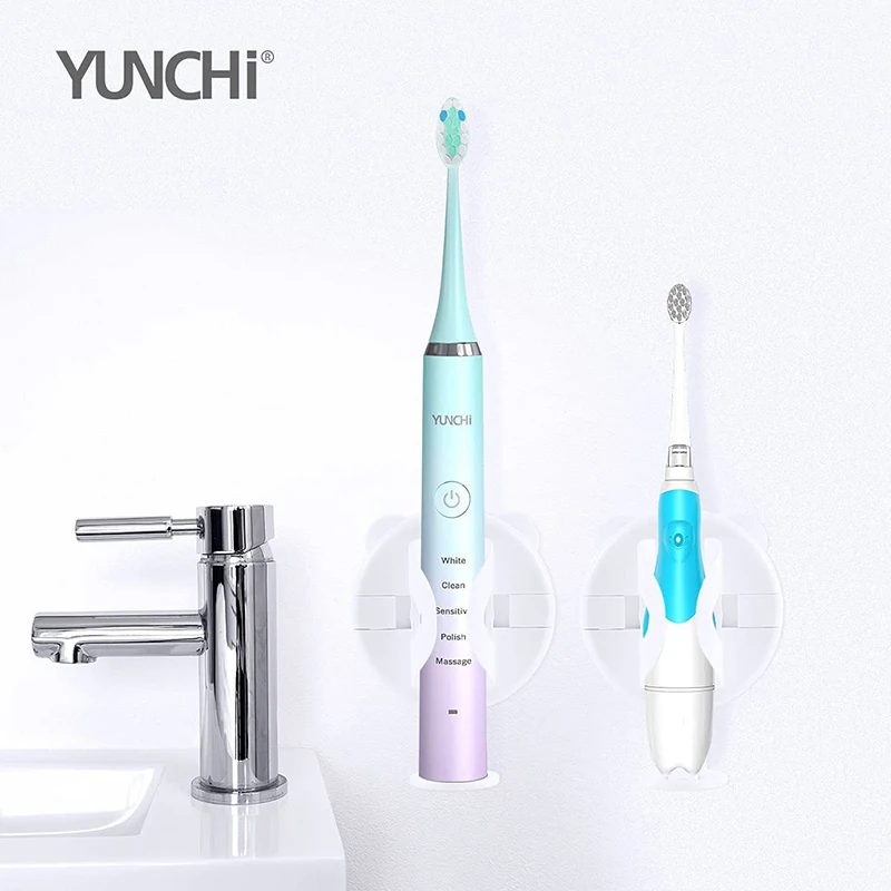 Soporte para cepillo de dientes eléctrico montado en la pared, estante autoadhesivo sin huellas, antideslizante, Base corporal para Baño