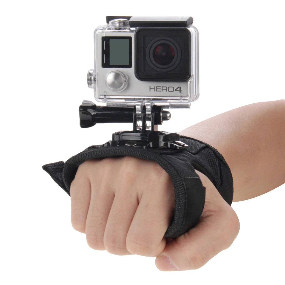 حزام Puluz-palm يدعم لـ gopro, دوران 360 درجة ، للبطل 9 أسود/hero8 أسود/hero7/جلسة عرض/4 جلسات/3 +