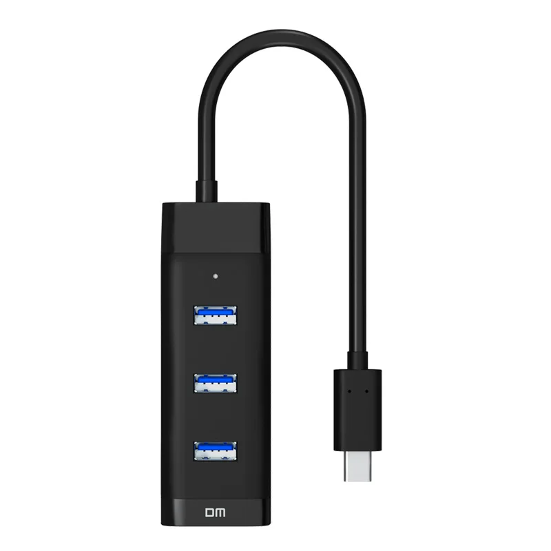 High Speed 4 Port USB 3.0 CHB037 Portable Compact Hub Adapter For PC Laptop Computer Hgih Quanlity with 120cm cable