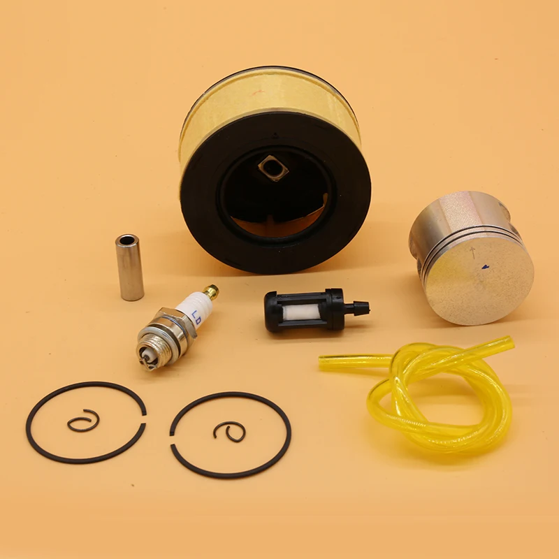44 มม.ลูกสูบAssy Airการใช้สายกรองSpark PlugสำหรับStihl MS251 MS 251 Chainsawอะไหล่ 1143 030 2007, 1141 120 1600