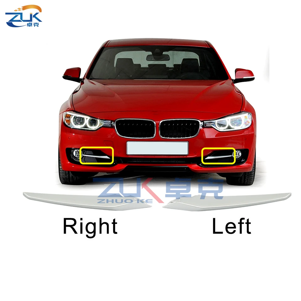 ZUK Front Bumper Grille Face Bar Trim For BMW 3 Serie F30 F31 328i 320i 328d 335i 2012 2013 2014 2015 51117293105 51117293106