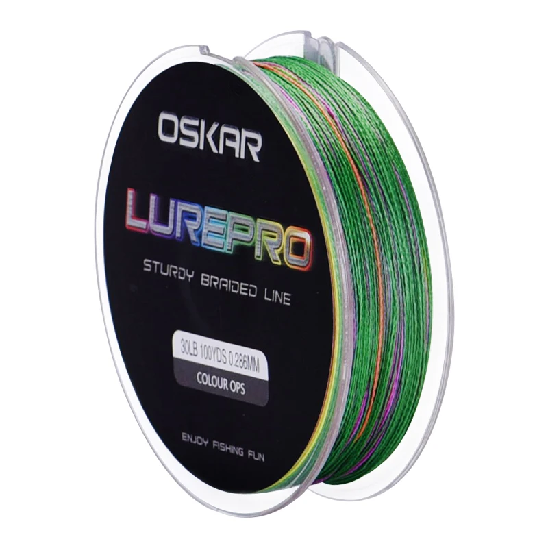 

Леска рыболовная плетеная из ПЭ, 4 нити, 10-36lb, 100 м