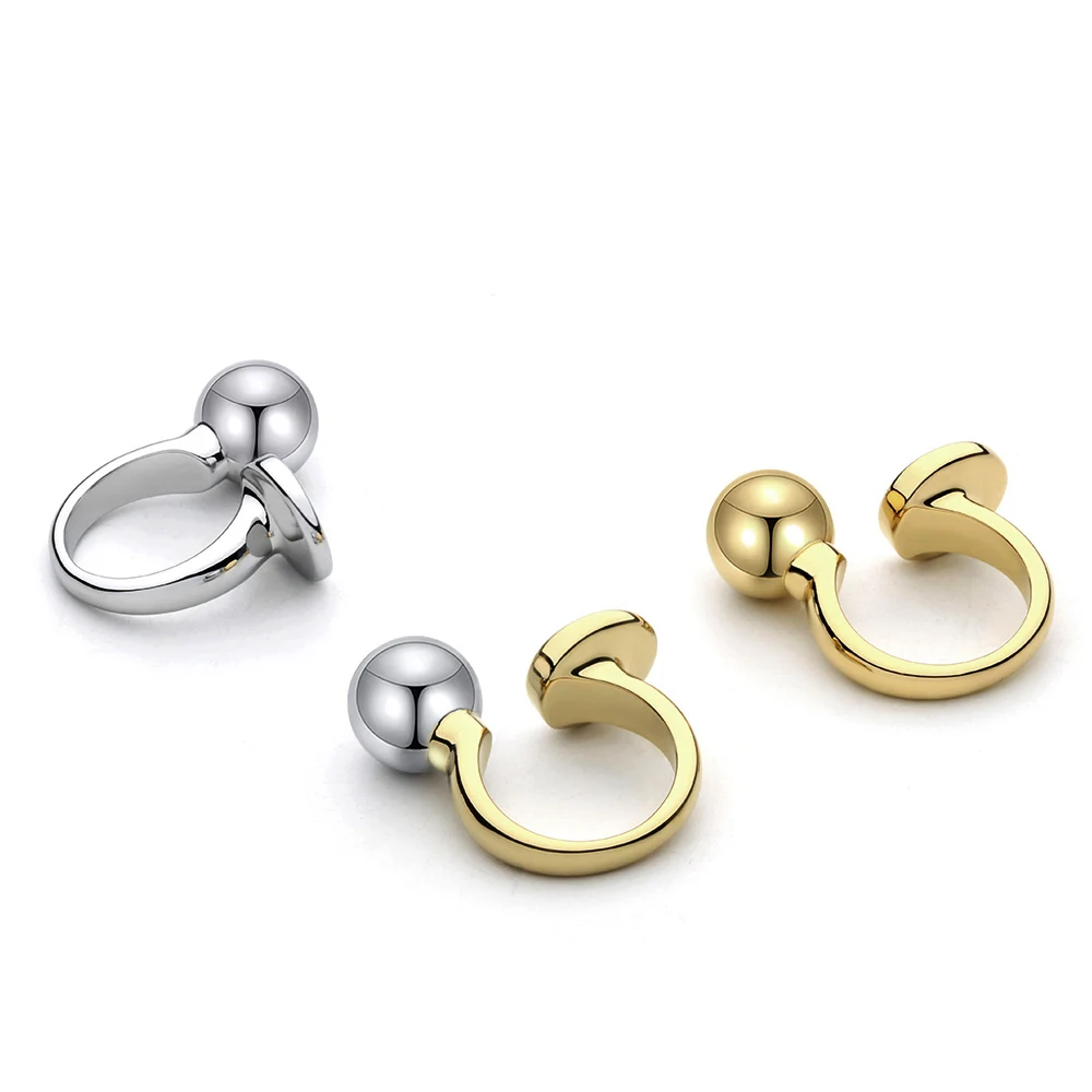 Stylish VAROLE Ball & Circle Midi Rings for Women