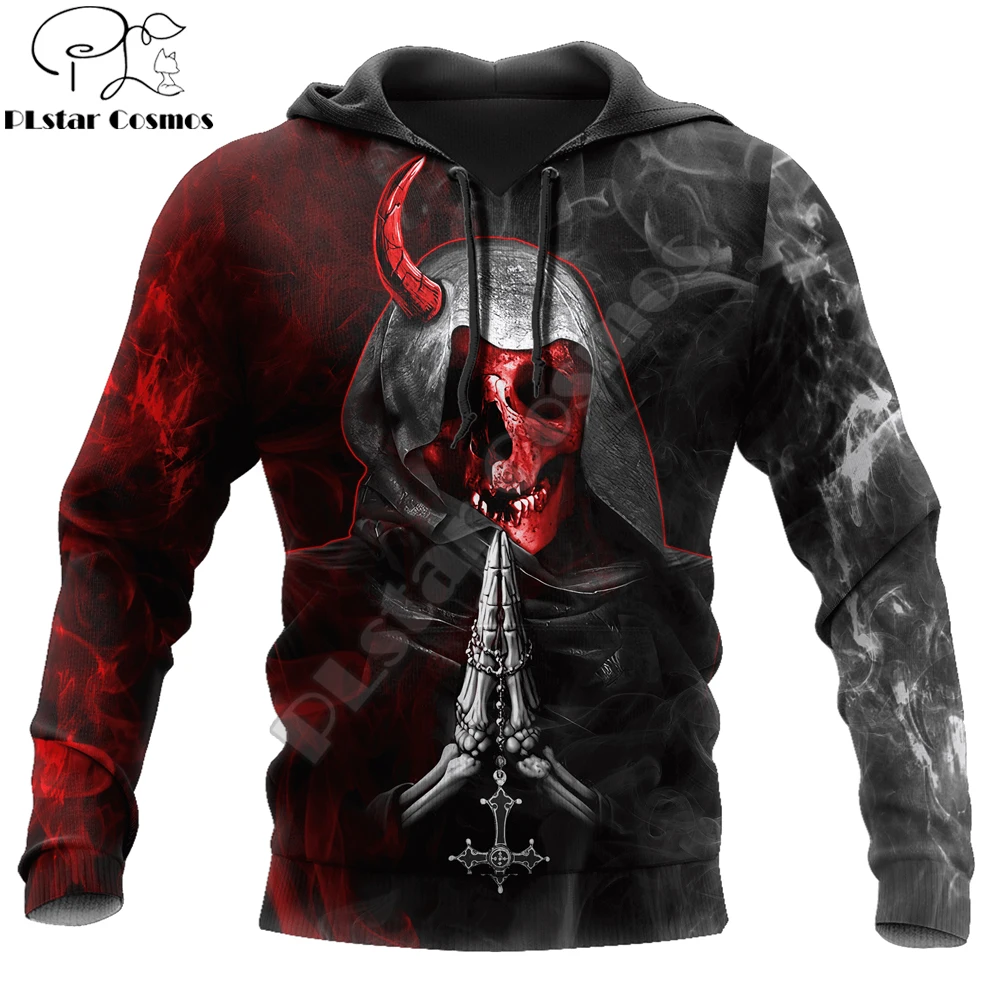 

Lonely Skull Tattoo 3D All Over Printed Fashion Mens hoodies and Sweatshirt Autumn Unisex zipper Hoodie Casual Sportswear DW841