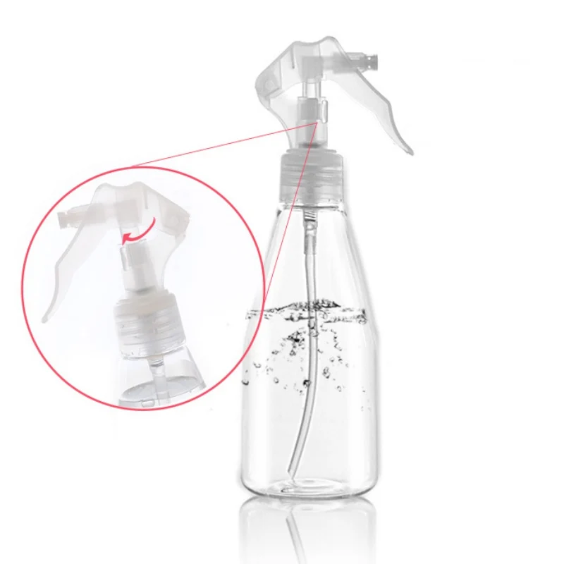 200ML Spray Bottle Transparent Makeup Moisture Atomizer Sprayer Bottles Hair Hairdressing Watering Flowers tool