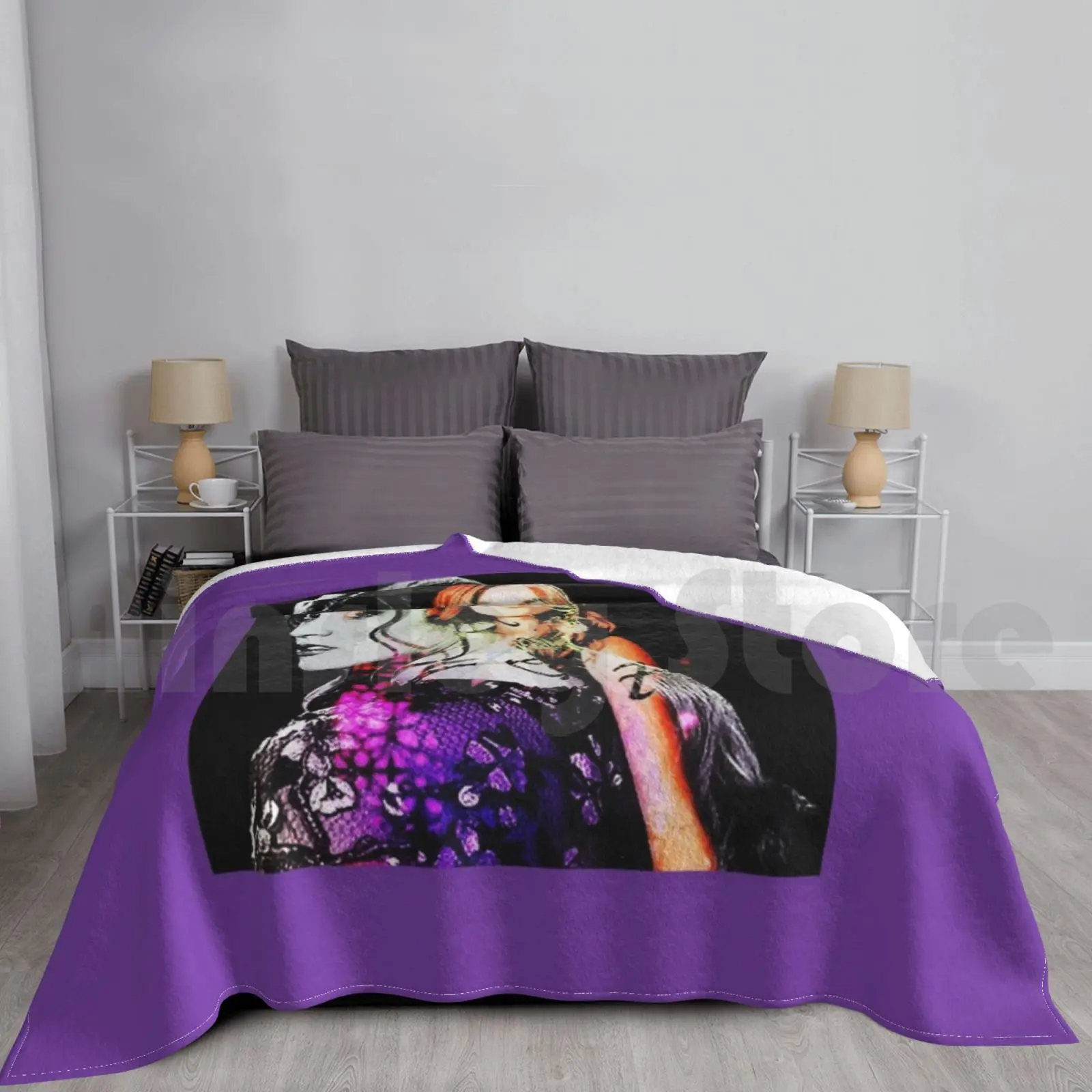 Securado en su mundo Manta Moda personalizada Clary Fairchild Clary Morgenstern Clary Fray Shadowhunter