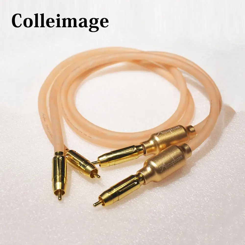 

Hifi Silver-plated 2RCA Cable Pure Copper RCA Interconnect Cable RCA Male to Male Audio Cable
