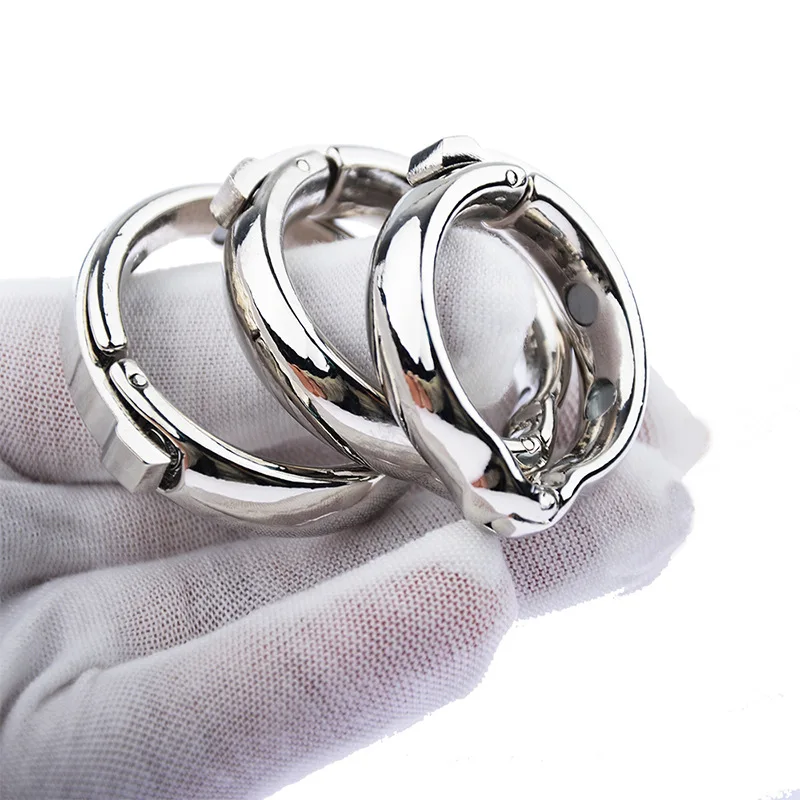 Cock Penis Ring Metal Penis Sleeve for Male Extender Penis Enlargement Foreskin Correction Erection Ring Sex Toys Intimate Goods