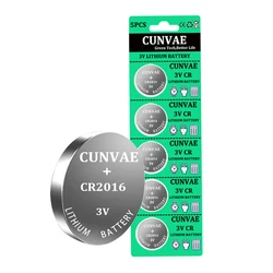 Original CR2016 Button Cell Battery 3V Lithium Batteries CR 2016 for Watch Toys Computer Calculator Control