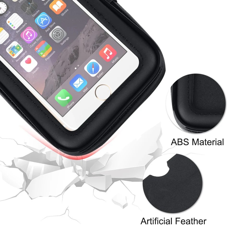 Wasserdichte Fahrrad-Handyhalterung Motorrad-Lenker-Handytasche für iPhone 17 Pro Max 16 Samsung Fahrrad-Handyhalterung – Detail 4