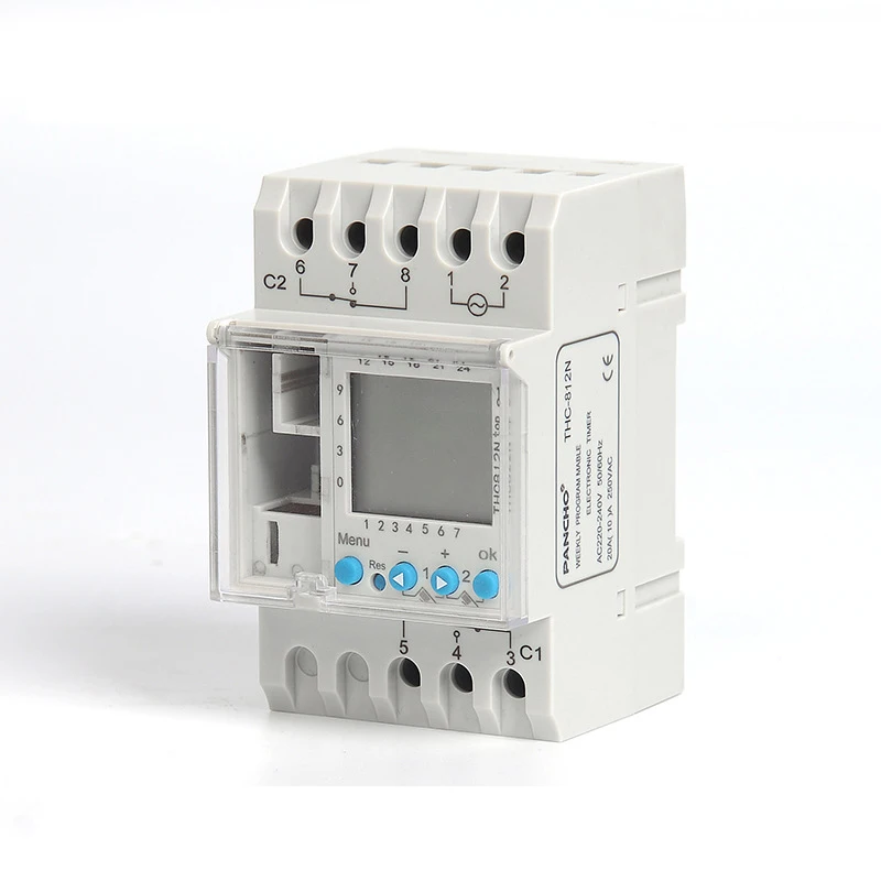 THC812N AHC812N 2 Circuit Editable Time Switch THC822N AHC822N Timer 6 Country Sound European Type