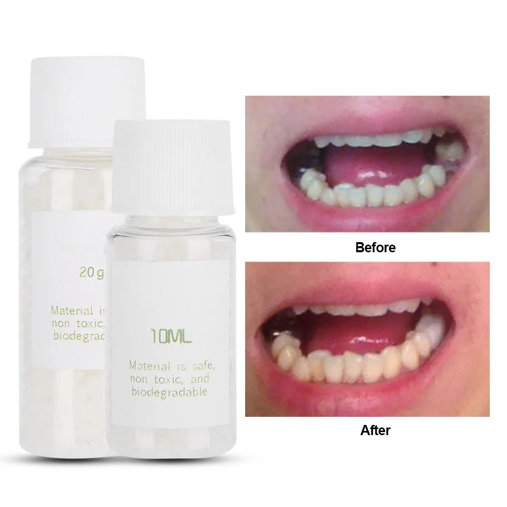 10 ML Temporary Tooth Filling Material Temp Replace Missing DIY Teeth Fast Repair Kit Dental Tools Makeup Decoration Easy To Use