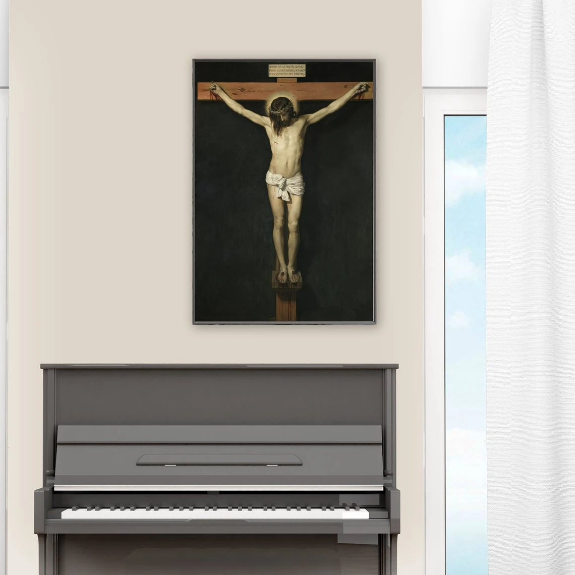 Christ Crucified (1632) Diego Velazquez Masterpiece Reproduction Art Poster Canvas Print Wall Painting Home Decoration