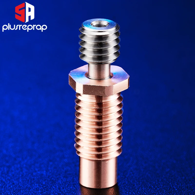 3D Printer NF V6-Zone Heat Break Copper & Aerospace Materials Throat For 1.75mm Nozzle V6 HOTEND Heater Block