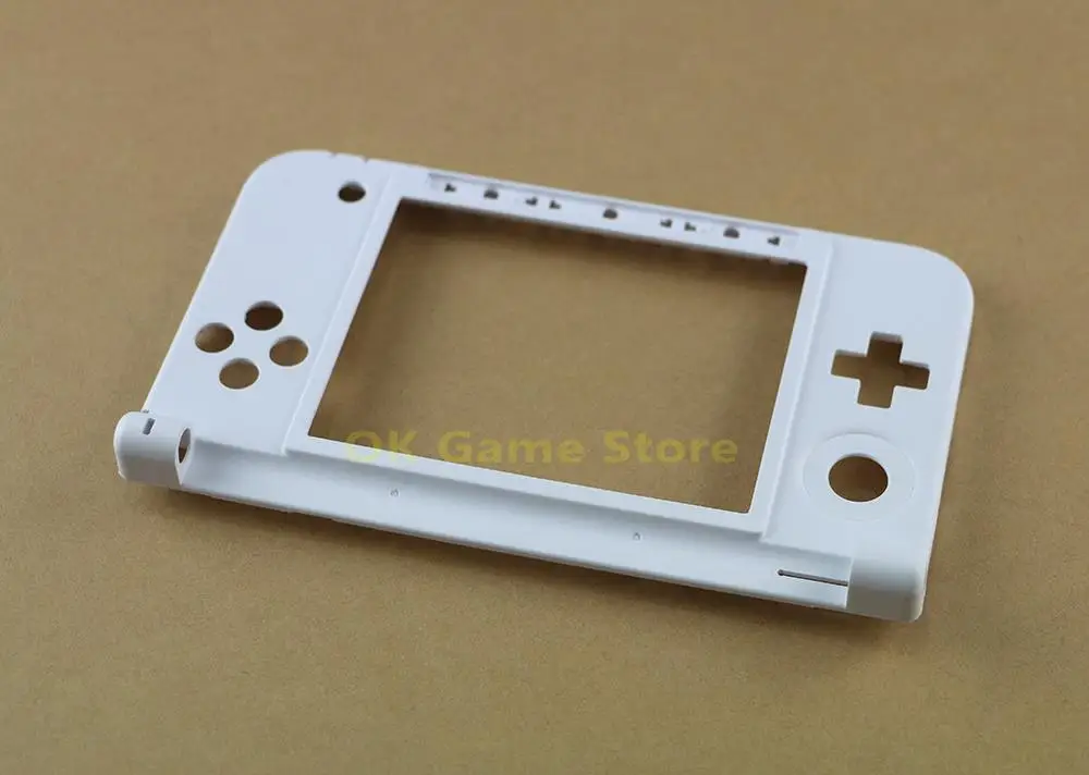 إطار بلاستيكي متوسط بديل لـ 3DS XL و 3DS ، غلاف لـ 3 DDSL و 3 DDSL ، غطاء ، أسود وأبيض ، 1 * لكل لوت