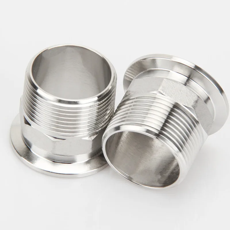 DN8~DN50 BSPT Male Thread Adapter Sanitary Stainless Steel Tube Ferrule Pipe Fittings Tri Clamp Adaptor Connector,SS304