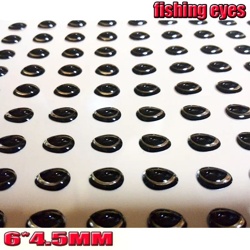 Ojos de señuelo 3D triangulares en dorado, plata y negro - imagen 2