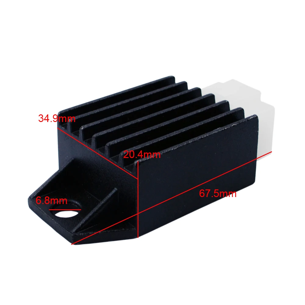 12V 4Pin Voltage Regulator Rectifier GY6 50cc 70cc 90cc 110cc 125cc 150cc Moped Scooter ATV Go kart image 6