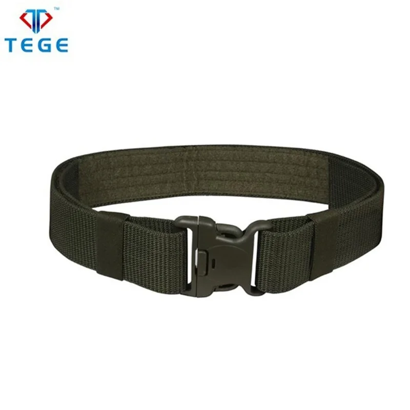 Police Military Equipment Accessories Security Tactical Belt Combat Gear Adjustable For Sports Outdoor