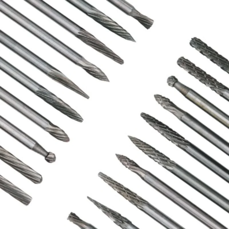 Tungsten Staal Slijpen Hoofd/Carbide Rotary File/Wolfraam Stalen Frees/Metalen Slijpen Graveren Hoofd/3mm Handvat