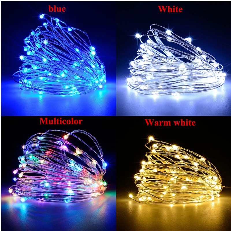 20/30 Packs 2M 3M 5M Copper Led Fairy String Lights Battery Operated Fairy Light For Party Bar Wedding Christmas Decoration