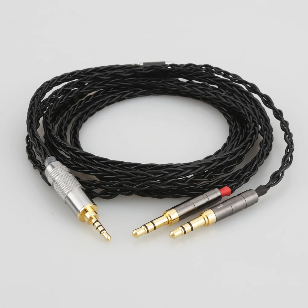 Audiocrast 8 Cores Headphone Earphone Cable For Denon AH-D600 D7100 Hifiman Sundara Ananda HE1000se HE6se he400