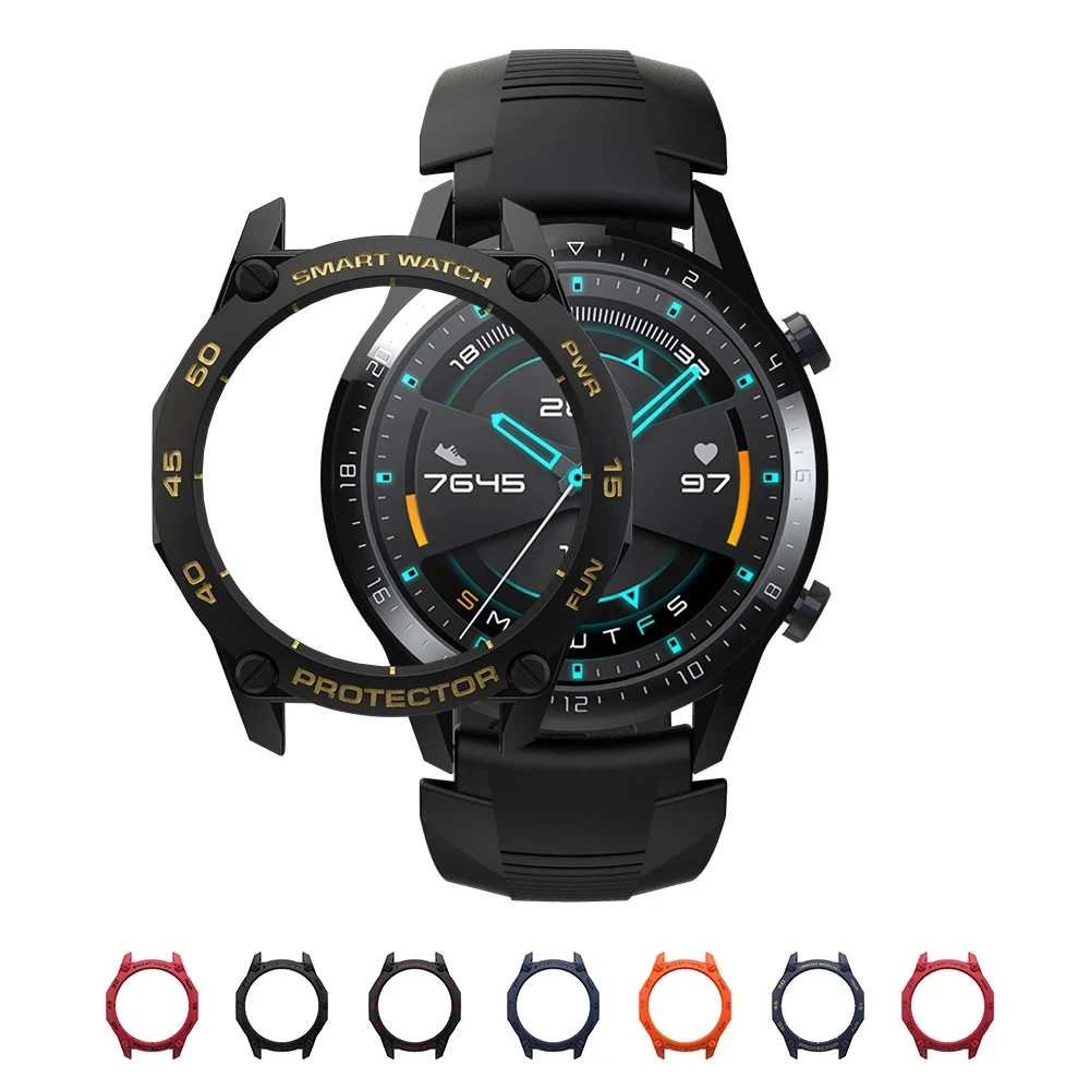 Case for Huawei Watch GT2 46mm Colorful Smart Watches Cover TPU Shell GT 2 46mm Protector SIKAI Sport Accessories for Huawei GT2