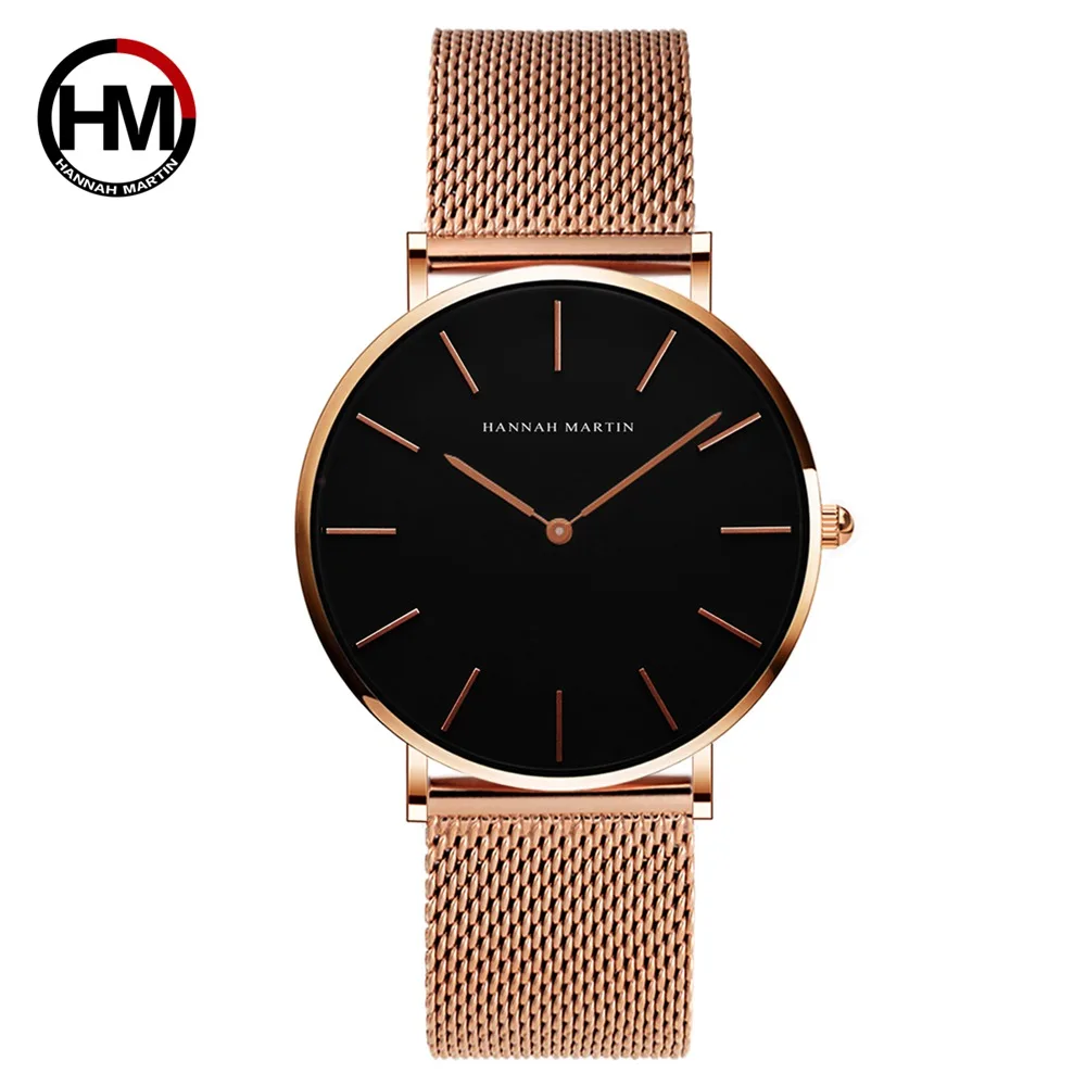 Men Watches Japan Quartz Movement Simple Causal Fashion Stainless Steel Top Brand Waterproof Simple Men Sports Wristwatches