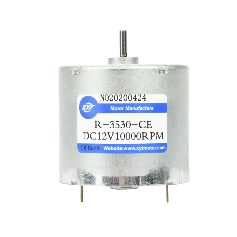 3530 Micro DC Gear Motor High Speed Motor 12V 24V 6000/10000rpm Small Motor Parking Lock Special DC Electric Motor