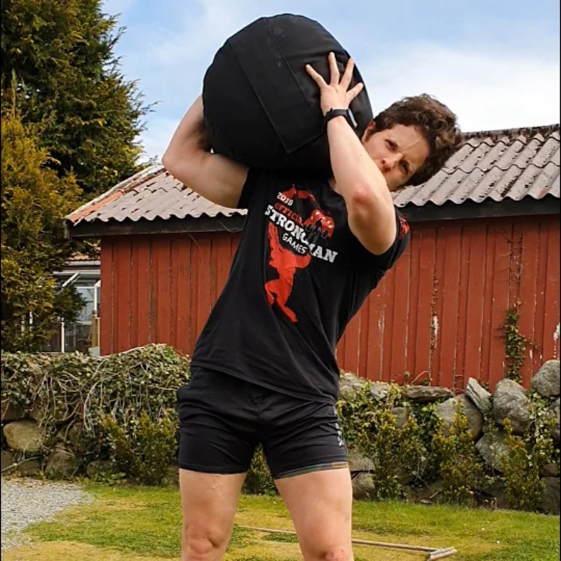 300lbs Garage Fit Sandbag Empty Heavy Duty Sandbags Training Equipment Cross-Training Exercise Workouts Weightlifting Sandbag