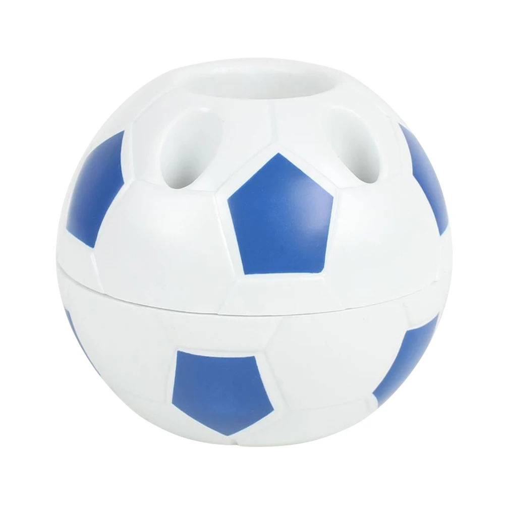 펜 홀더 사무실 학생 문구 연필 데스크탑 스토리지 박스, 축구 패턴 연필 컵 홀더 GDeals