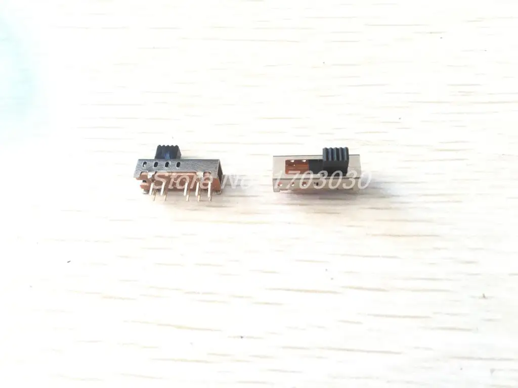 20 Pcs x PCB 10 Pin 4 Position 2P4T DP4T Mini Vertical Slide Switch 0.3A 50V DC