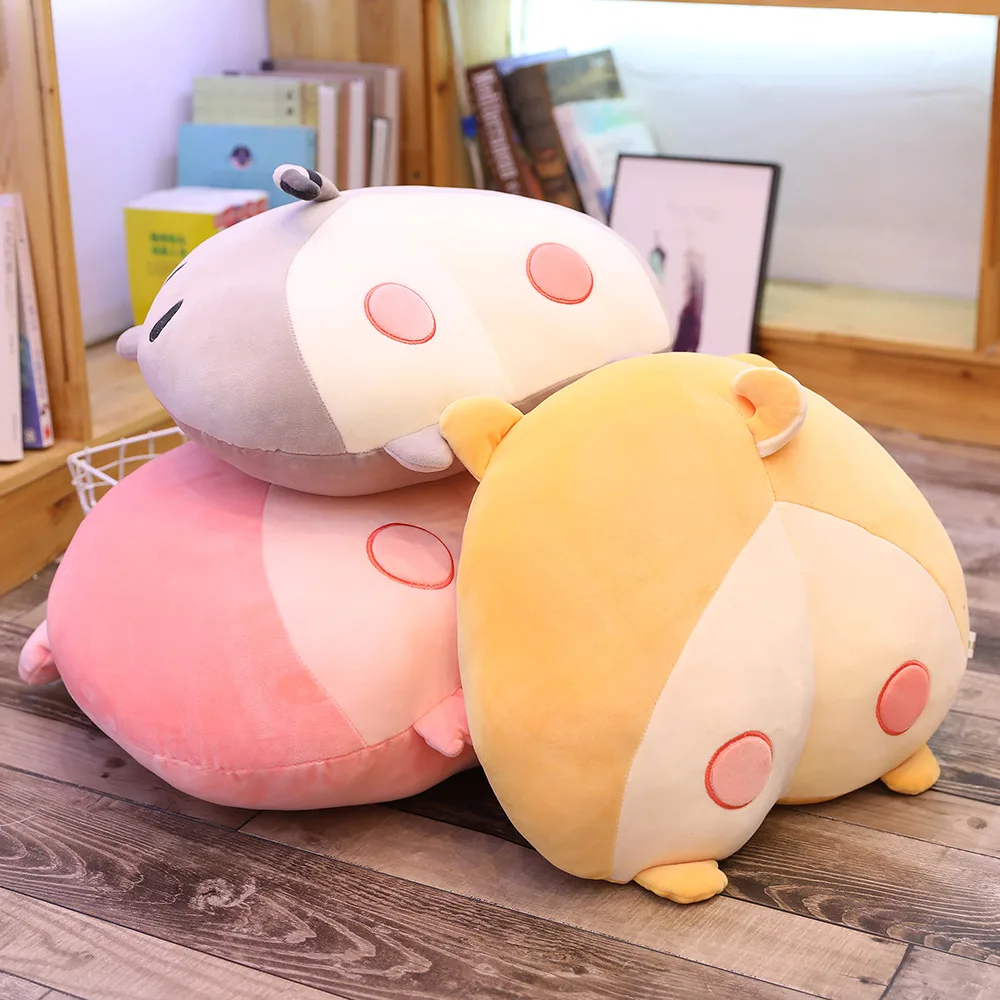 New arrival 40/50cm lovely Cat Butt Plush Corgi Pillow Pig Cushion Cartoon Animal Sofa Stuffed Dog Kids Toys