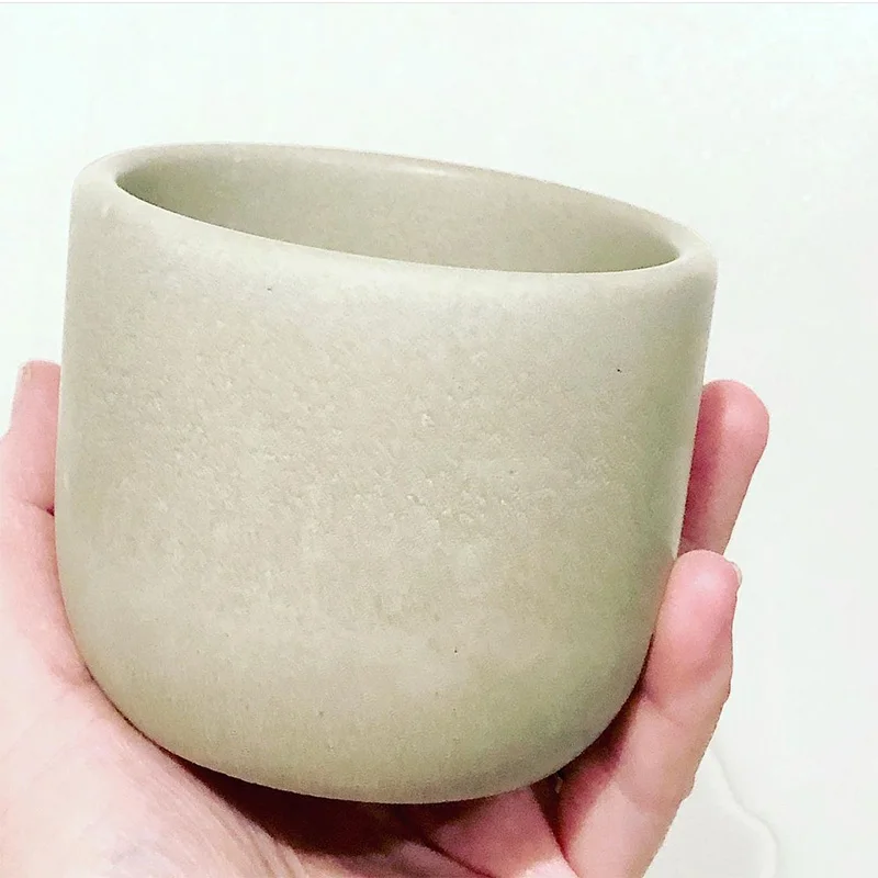 

Concrete Flowerpot Silicone Mold Circle Cement Candle Cup Vessel Mold Pen Holder Storage Plaster Clay Mould