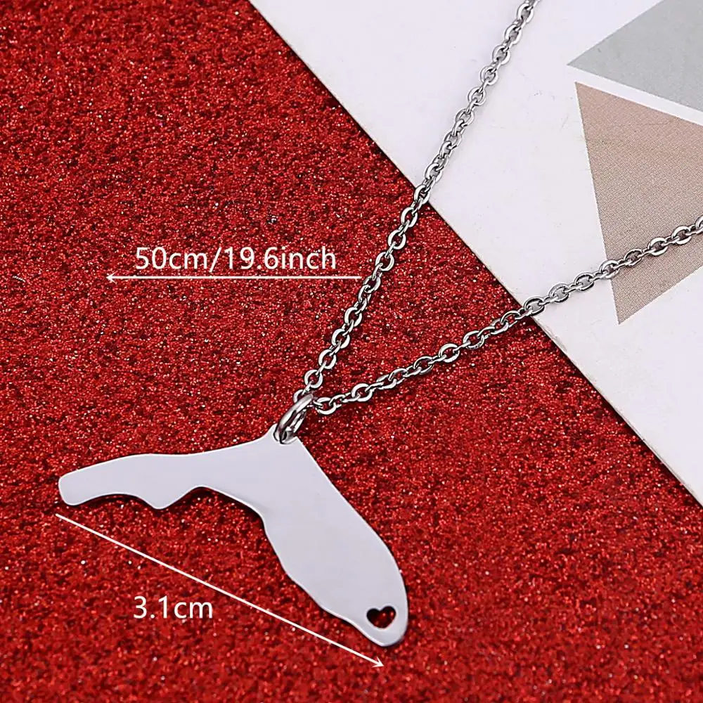 Stainless Steel Silver Color Florida Map Pendant Necklace Trendy Florida Map Chain Jewelry view 2