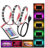 1M-5M DC5V USB LED Strip Set 5050RGB With RF IR Bluetooth Music Controller Flexible Light For TV Background Lamp Ribbon Led Tape