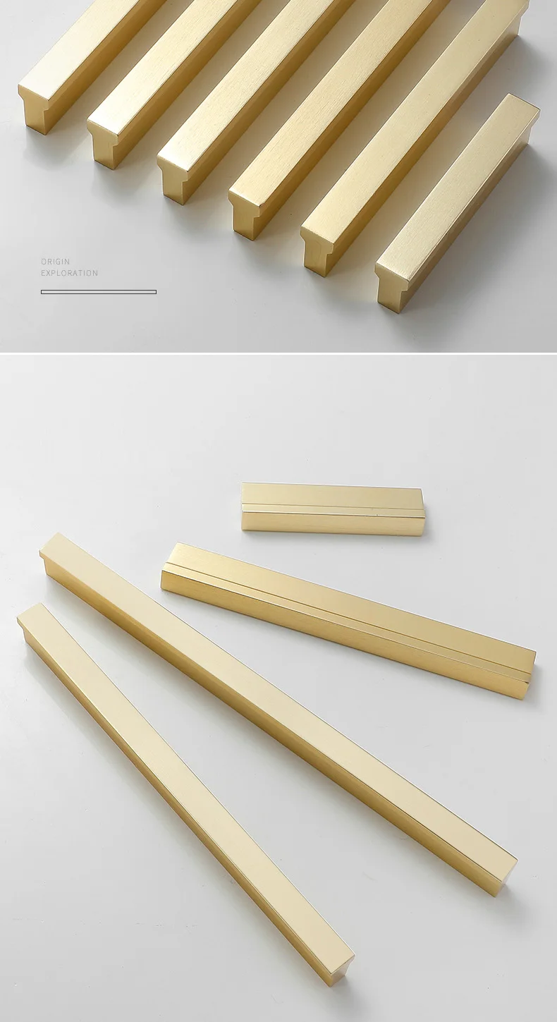 WV Lange Schrank Griffe Gebürstet Gold T Bar Aluminium 1200mm Möbel Griffe Küche Schrank Zieht Schublade Knöpfe PenHardware 287 – Detail 18