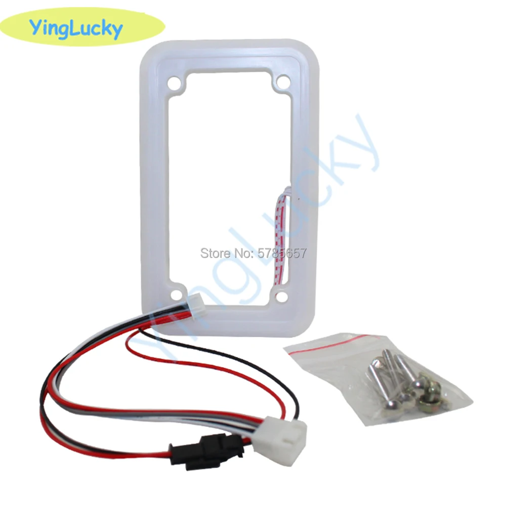 LED Front Frame for Arcade Game, Multi Coin Acceptor, Colorful, Decorative Frame, Vending Machine, New