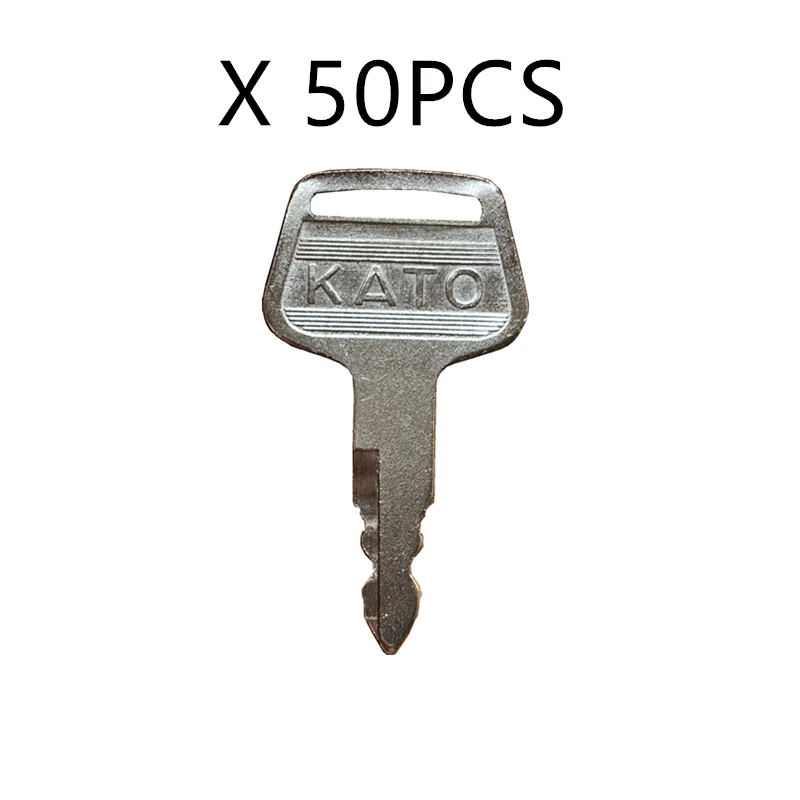 

50 Pcs Ignition key For KATO Excavator Heavy Construction Equipment KV02 HD Starter Switch