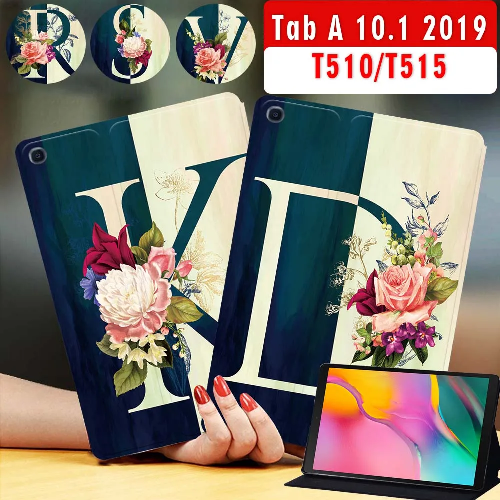 Tablet Case for Samsung Galaxy Tab A 10.1 Inch 2019 T510/T515 Anti-Drop and Anti-Vibration Cover Case + Free Stylus