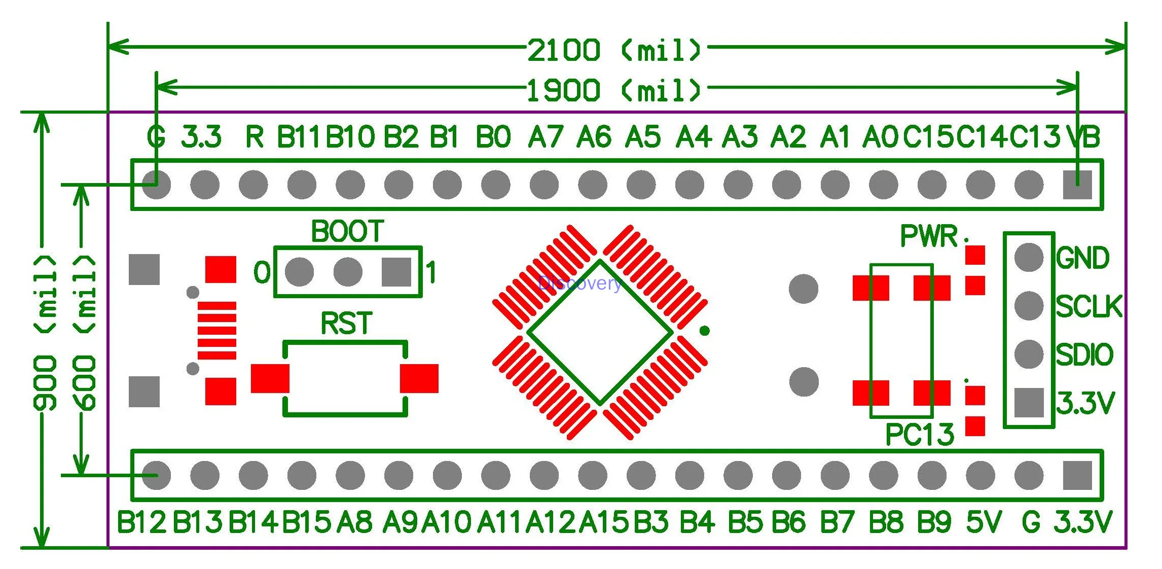 STM32F303CBT6 Core Board STM32F303 Minimum System Cortex-M4 Development Board