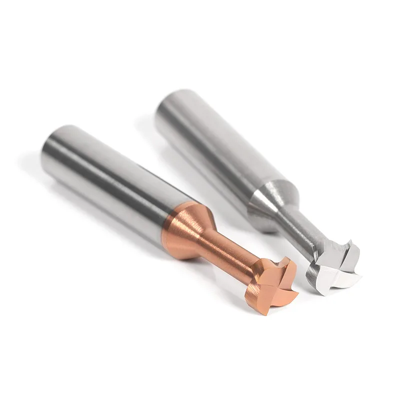 Fresa a T in metallo duro utensili a controllo numerico tungsteno metallo alluminio acciaio rame lavorazione 4mm 6mm 8mm 10mm 12mm fresa