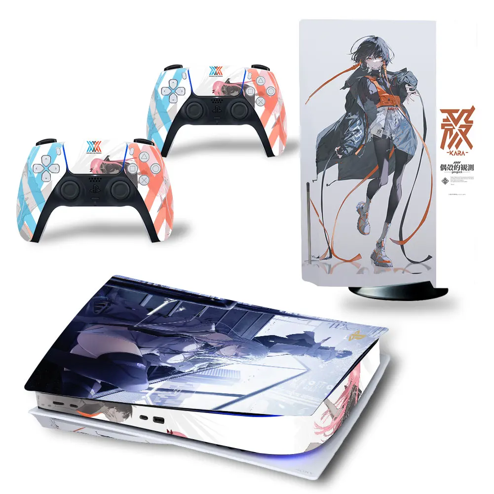 PS5 Skin Sticker Decal Cover for PlayStation 5 Console and 2 Controllers Vinyl PS5 Digital skin  anime