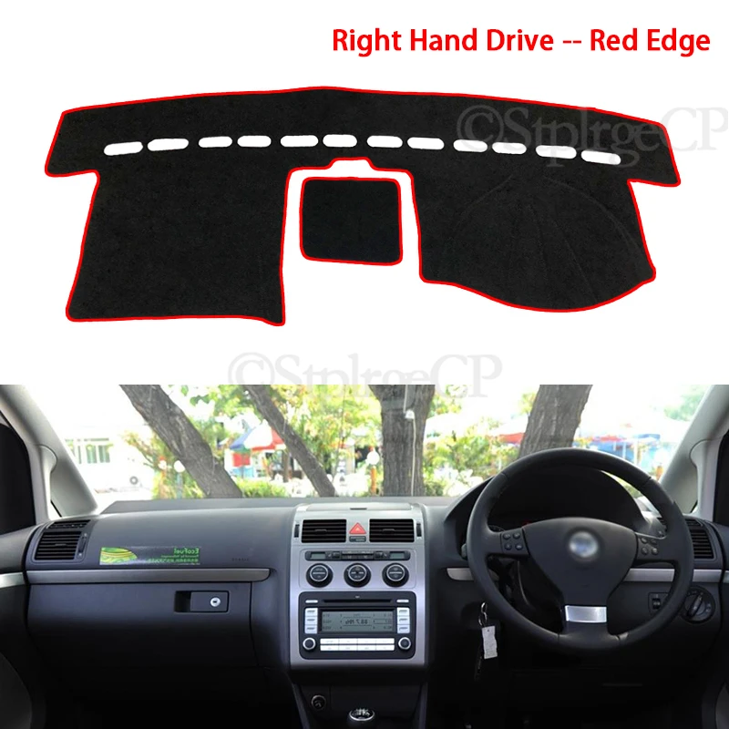 for Volkswagen VW Touran MK1 2003~2015 Anti-Slip Mat Dashboard Cover Pad Sunshade Dashmat Accessories 2004 2005 2010 2011 2012