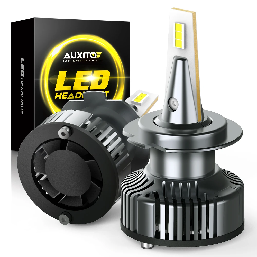 2Pcs AUXITO Y13 H7 LED 6500K White 16000LM 80W Canbus Turbo LED H4 H8 H11 9005 9006 9012 HIR2 H13 HB3 HB4 Headlight Headlamp 12V