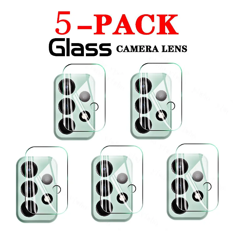 5Pcs Camera Lens Glass for Samsung Galaxy A52s A72 A42 A32 5G A12 A03s A51 A71 A21 A21S A22 5G Screen Protector Clear Lens Film