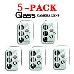 5Pcs Camera Lens Glass for Samsung Galaxy A52s A72 A42 A32 5G A12 A03s A51 A71 A21 A21S A22 5G Screen Protector Clear Lens Film